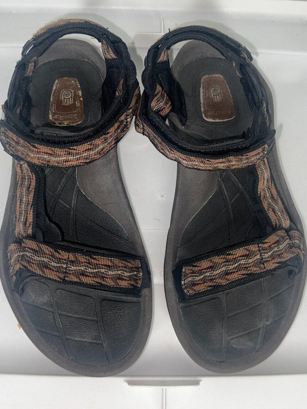 Teva Terra Fi Men’s Size 9 Hiking Sandal Brown Outdoors Water Shoes S/N 4134